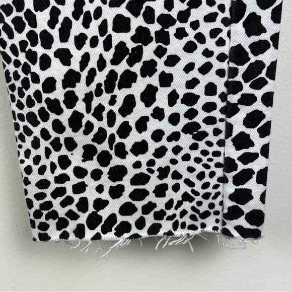 Re/Done | Originals High Rise Ankle Crop Jean White Cheetah | 26 - Picture 8 of 13